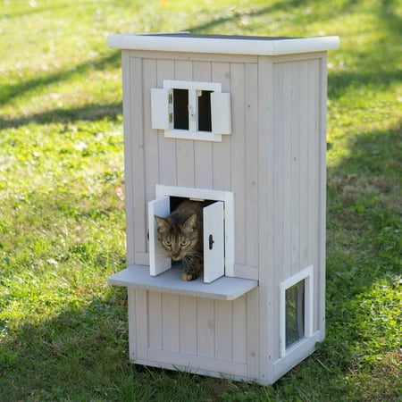 Boomer & George Nantucket Outdoor Cat House (Best Outdoor Cat House)