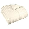 Superior Striped Reversible Down Alternative Comforter, Twin/ Twin XL, Cream