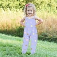 thumbnail image 2 of IROINNID Toddler Girls Kids Jumpsuit One Piece Floral Printed Sleeveless Playsuit Strap Romper Summer Outfits Clothes 2-3T, 2 of 5