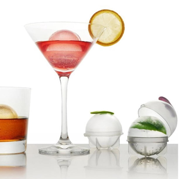 Batería de Cocina Bandeja para hacer bolas de hielo redondas de 20 piezas para moldes de esferas grandes Cube Whisky (S)