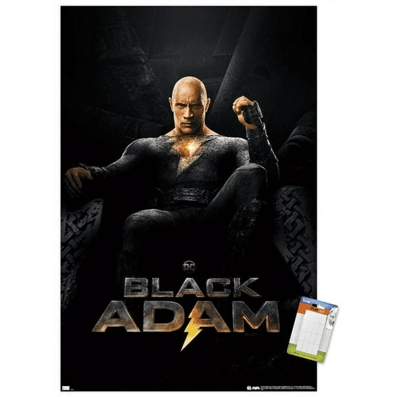DC Comics Movie Black Adam - Throne One Sheet Wall Poster, 22.375" x 34"