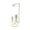 White, variant on Nnndbs Stabilizing Spool Holder for Sewing Machine, Adjustable Metal Thread Stand with Stable Base, Embroidery Quilting Thread Organizer for Large Cones and Spools
