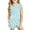 Sky Blue, variant on Kids Clothes Girls Sleeveless Print Shirt and Shorts Cute Tank Top Clothes Sets