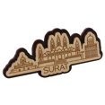 thumbnail image 1 of Printtoo Engraved Wooden Surat India Monuments Fridge Magnet Souvenir Home Decor, 1 of 5