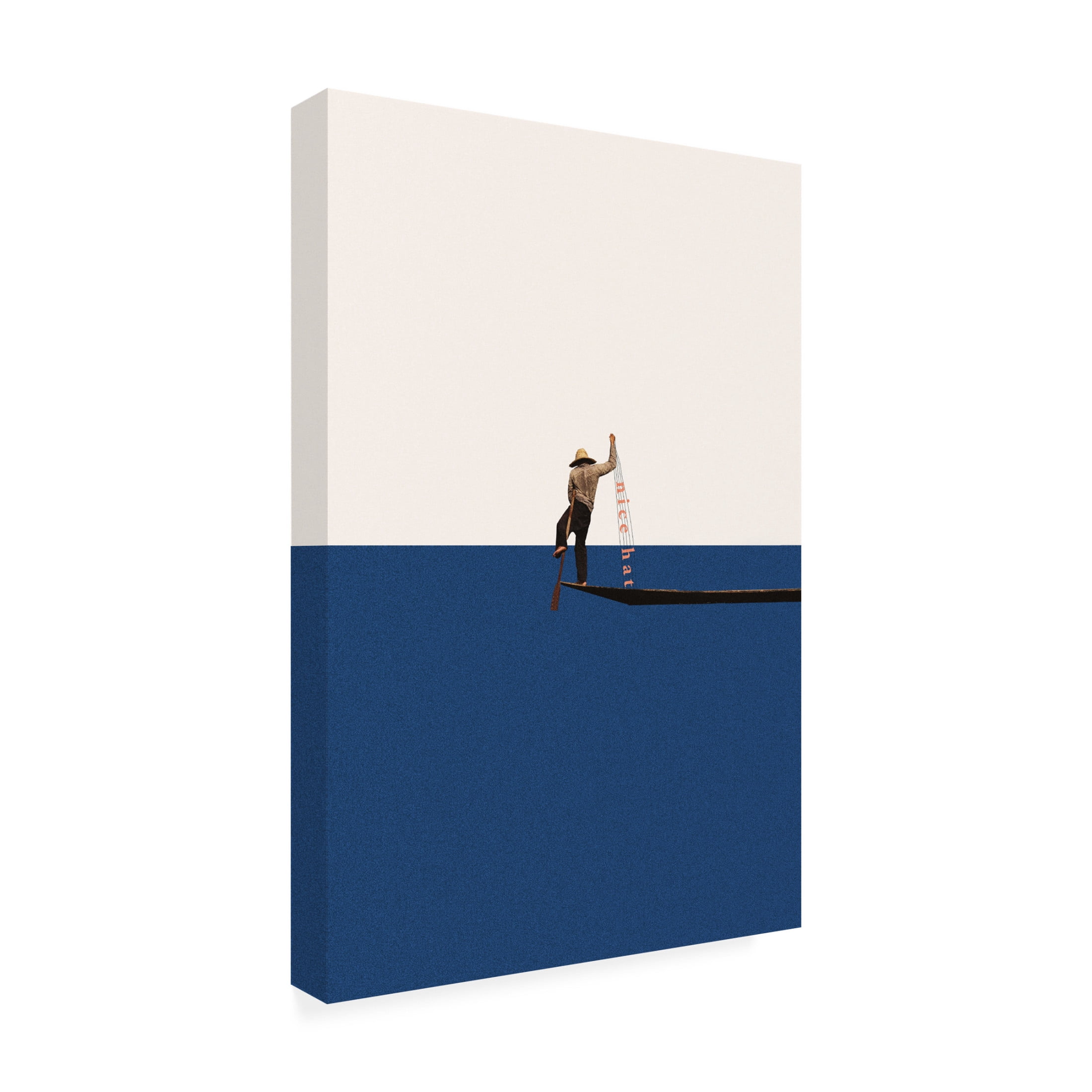 Trademark Fine Art Maarten Leon Fishing For Compliments Canvas Wall Art