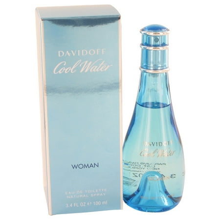 Davidoff Cool Water Eau De Toilette Spray for Women Parfum perfume 3.4 fl oz / 100