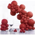 thumbnail image 1 of PartyWoo Ruby Red Balloons, 100 Pcs Different Sizes Pack of 18 Inch, 12 Inch, 10 Inch, 5 Inch for Balloon Garland, Wedding, Baby Shower, Birthday Decorations, 1 of 8