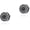 Big Black, variant on Leander Screw Back Earrings 14K Golden Plated 5A+ Cubic Zirconia Cluster Round Screw On Stud Earrings For Men Women Aretes De Hombre