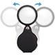 thumbnail image 3 of BEMS-Pack de 5 Mini Lupas, Lupa de Bolsillo, Plegable, 8x, 3 of 5