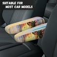 thumbnail image 3 of Yuyamidu Coconut Tree Car Seat Armrest Covers Sunset Auto Arm Rest Decorative Cover 2pcs Seaside Seat Arm Rest Protective Cover for Trucks Cars Sedans, 3 of 7