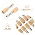 thumbnail image 3 of BRIGHTFUFU 10Pcs Caulking Tips Stainless Steel Golden Professional Grade Tools for Glue Application, 3 of 6