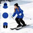 thumbnail image 4 of Girls Ski Suits Waterproof Jumpsuit with Hood Warm Insulated Midweight Zipper Closure Kids Winter Snow Jacket Blue 4 Years, 4 of 8