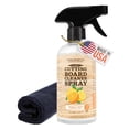 thumbnail image 1 of CLARK&acirc;??S Natural Cutting Board Spray Cleaner with Microfiber Cloth for Wood Countertop &acir, 1 of 8