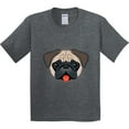 thumbnail image 3 of Inktastic Cute Pug Puppy Dog Youth T-Shirt, 3 of 5