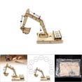 thumbnail image 3 of Kit De Modelo De Excavadora De Madera, Práctico Juego De Juguetes De Montaje Hecho A Mano Para Aprender Conocimientos Mecánicos, 3 of 7