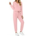 thumbnail image 4 of Fantaslook Two Piece Sets for Women Fall Outfits Fashion Lounge Sets V Neck Tops and Jogger Pants Tracksuit Vacation Travel Outfits, 4 of 10