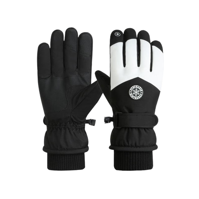 VONKY Winter Gloves For Men Sensitive Touchscreen Functionality For No-slip black/white-Men