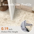 thumbnail image 4 of BERTHMEER 5'x7' Area Rugs for Living Room Bedroom Rugs Kitchen Non Slip Washable Vintage Beige Carpets Oriental Distressed Office Dorm Dining Room Traditional Distressed Throw Rugs, 4 of 7
