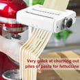 thumbnail image 6 of Kenome Pasta Maker Attachment 3 in 1 Set for KitchenAid Stand Mixers, with Pasta Sheet Roller, Spaghetti Cutter, Fettuccine Cutter Maker Accessories and Cleaning Brush, 6 of 6