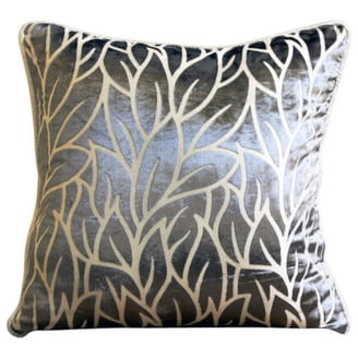 The HomeCentric Faux Leather Pillow Cover - Purple Weave Textured Decorative Pillow Case, Pack Of 2, 22x22 Inches