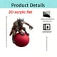thumbnail image 1 of 10cm/4-in Holiday Prank Series Folklore Horror Christmas Tree Decorations With Rope Suitable For Christmas Party Decorations, 1 of 8