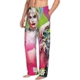 thumbnail image 2 of Harley Quinn Bird Prey Men's Pajama Pants With Pockets Lounge Fashion Cozy Daily Sleep Pants Sleepwear, 2 of 8