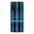 thumbnail image 1 of DistinctInk Clear Shockproof Hybrid Case for Galaxy S20 PLUS / 5G (6.7" Screen) - TPU Bumper, Acrylic Back, Tempered Glass Screen Protector - Blue Black Panthers - Football Team, 1 of 2