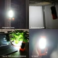 thumbnail image 5 of Apuakthei Luz de trabajo LED portátil, gancho para colgar y linterna, luz de trabajo de bolsillo con pilas, paquete de 2, 5 of 5
