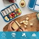 thumbnail image 2 of Lonchera Kis, Bento Box Ault Lunch Box, contenedores de almuerzo para Aults Kis Toler, lonchera Bento de 4 compartimentos de 1300 ml con palillos para pasteles, microondas/, 2 of 5