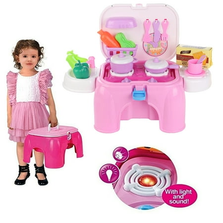 Kitchen Play Food Set With Light Sound For Kids Childrens Toddler Kitchen Play Food Set With Light Sound For Kids Childrens Toddler Boy Baby Toy