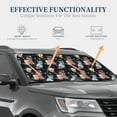 thumbnail image 4 of Haiem Hibiscus Rose Car Windshield Sun Shade (2 Pieces) Foldable Windshield Sun Shade Car Accessories for Truck SUV Pickup-Large, 4 of 7