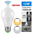 thumbnail image 2 of Led Bulb Light Sensor Smart Pir Motion Detector Security For Porch Garage Hallway Garden New, 2 of 10