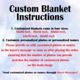 Custom Blanket Personalized Gifts for Women Men, Personalized Blanket