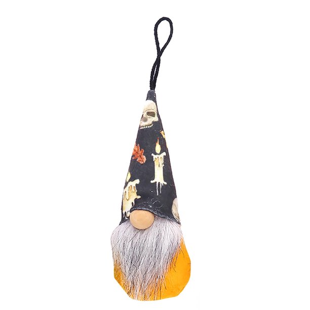 Teissuly 4pcs Halloween Decorations Printing Pointed Hat Faceless Doll Doll Doll Pendant Dance Party Festive Layout Props Teissuly WER202309201364