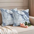 thumbnail image 2 of Abstract Marble Outdoor Waterproof Pillow Covers, Modern Ink Painted Minimalism Art Decorative Square Throw Pillowcase Sofa Cushion Sham for Patio/Couch/Chair, 16"x16" 2 Pack, 2 of 8