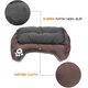 thumbnail image 3 of Dog Bed Super Soft Pet Sofa Cats Bed,non Slip Bottom Pet Lounger,self Warming And Breathable Pet Bed Premium Bedding (coffee), 3 of 5