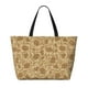 thumbnail image 2 of Fotbe Brown Flowers Bolsa de Viaje para Playa - Resistente al Agua, Bolsa Tote de Gran Capacidad y Ligera con 7 Bolsillos para Mujeres y Hombres, 2 of 7