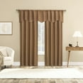 thumbnail image 5 of Sun Zero Bronte Floral Jacquard 100% Blackout Rod Pocket Curtain Valance, 50"W X 18"L, Terracotta, 5 of 5