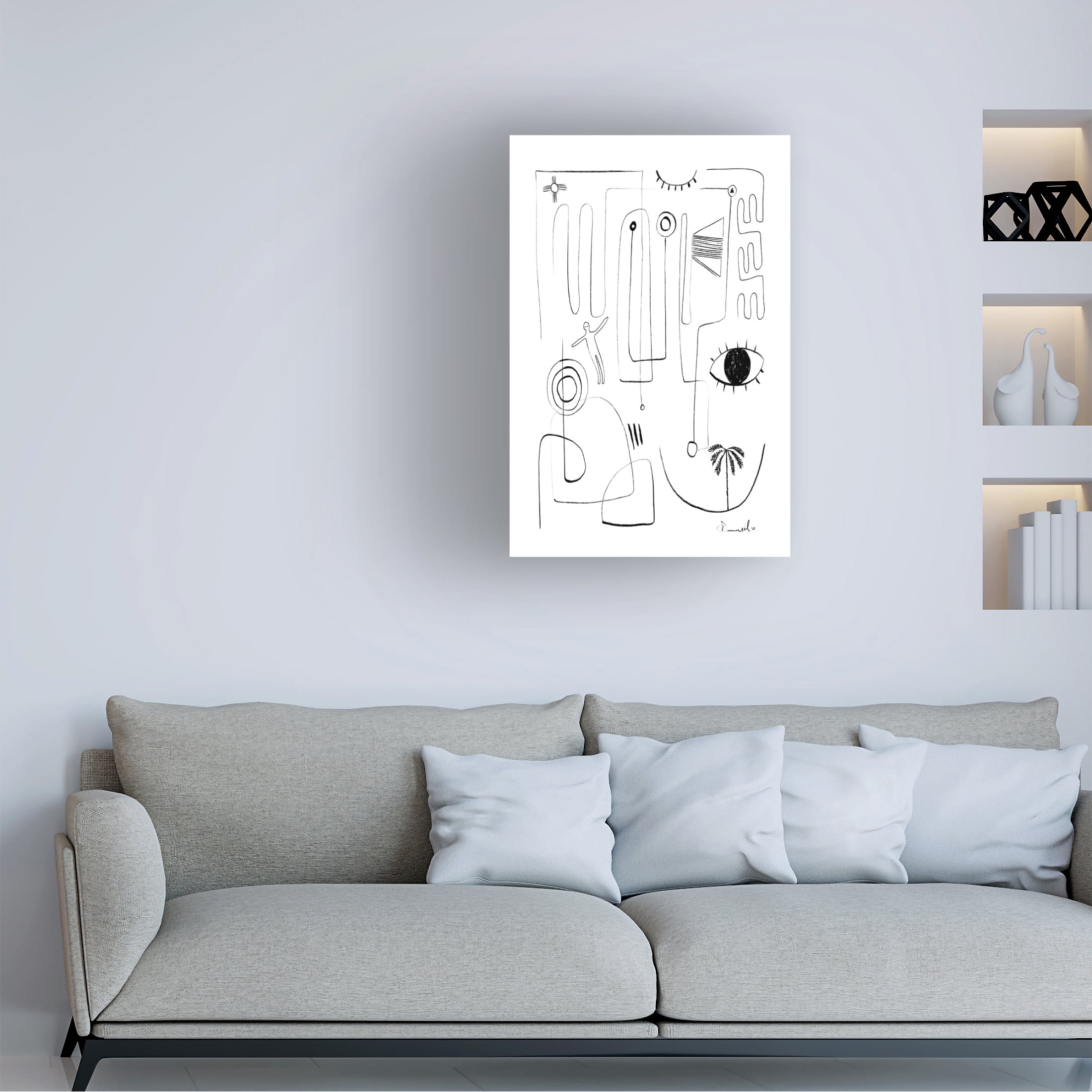 Trademark Fine Art Dan Hobday  Eyeshaveit Canvas Wall Art