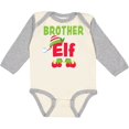 thumbnail image 3 of Inktastic Christmas Brother Elf Boys Long Sleeve Baby Bodysuit, 3 of 5