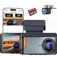 thumbnail image 1 of Dash Cam GILIKVHOM 4K WiFi de doble canal delantero y trasero, 1 of 8
