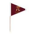 thumbnail image 1 of Pizza Fruit Art Deco  Fashion Toothpick Triangle Cupcake Toppers Flag, 1 of 3