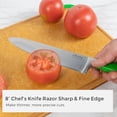 thumbnail image 6 of 5 Piece Professional Kitchen Knife Set - Premium Stainless Steel Ultra  Knives with Ergonomic Rainbow Handles - Chef Slicer Santoku Utility & Shears - Home Cooking Cutlery Gift without Block, 6 of 8