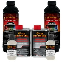 Custom Coat Bright White Urethane Truck Bed Coating Spray-On, 4.5lb, 2 Piece Pack