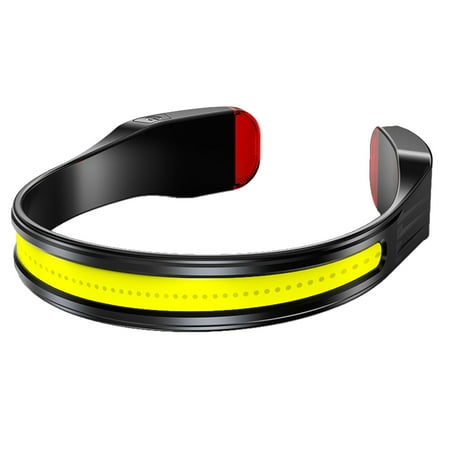 

COB Outdoor Riding Night Running Light with Red Tail Light Black
