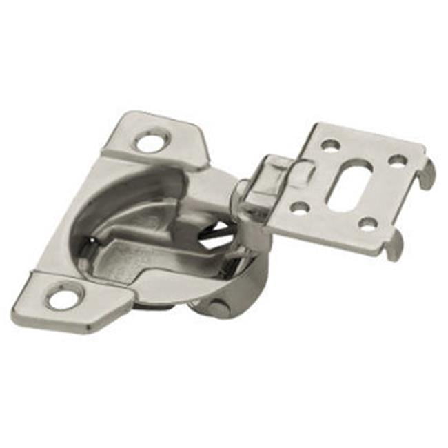 Liberty Hardware HN0042L-NP-U 2 Pack Overlay Hinge, Nickel - 1.37 in