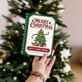 thumbnail image 4 of Christmas Gift Card Book, 14 Pages Spiral Bound Holiday Journal, Illustrated Scrapbook, for Xmas Present and Desktop Holiday Decoration, Christmas Tree, 4 of 5