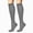 R023-Grey, variant on NOLDARES Compression Socks for Women Men, Breathable 15-20 mmHg Circulation for Flying, Running, Nurses, Pregnancy, 2 Pairs(R023-Coffee)