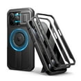 thumbnail image 4 of Dexnor for iPhone 15 Pro Max Case with Slide Camera Cover & Adjustable Kickstand & Built-in Screen Protector,Compatible with MagSafe Shockproof Bumper Heavy-Duty Magnetic Protective Cover,Black, 4 of 9