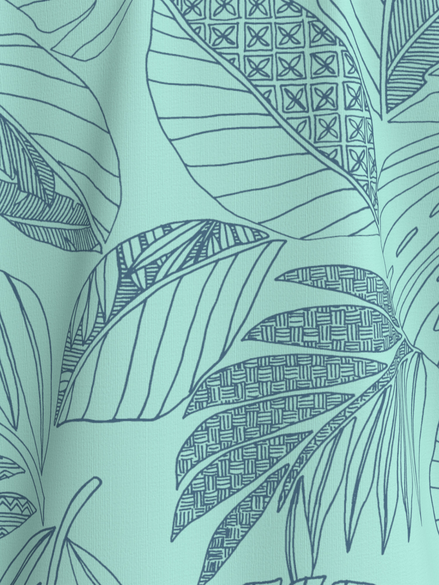 Café Luna Men's and Big Men's Botanical Leaves Print Short Sleeve Woven Shirt, Sizes S-4X